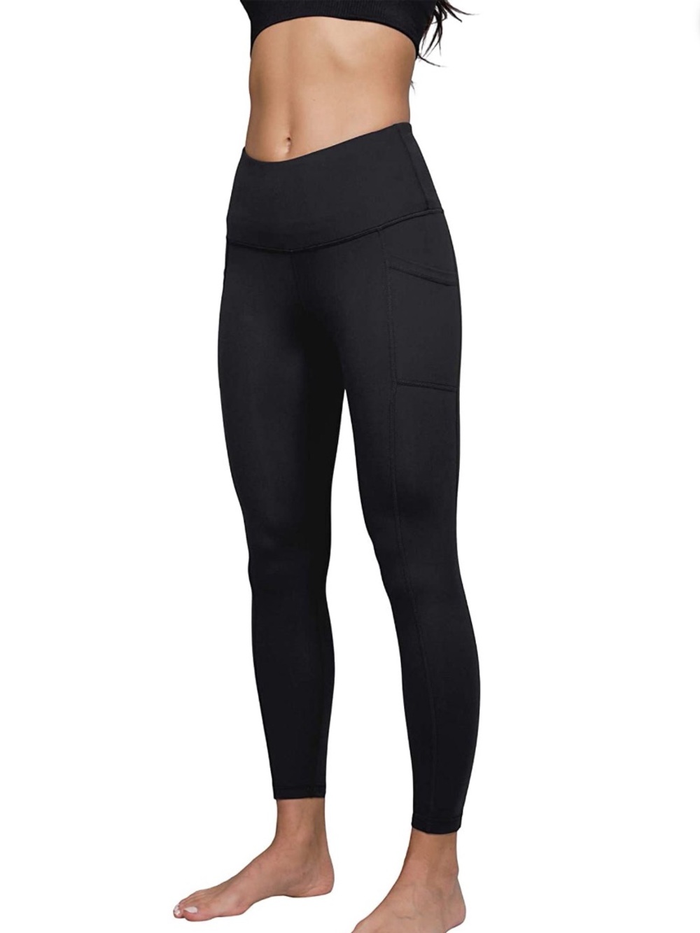 Yogalicious Lux High Rise Ankle Length Yoga Pants Leggings
